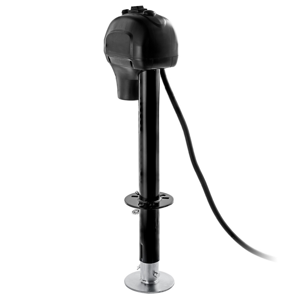 Electric Trailer Jack 3500 lbs Power Tongue Jack for RV Trailer & Camper Black