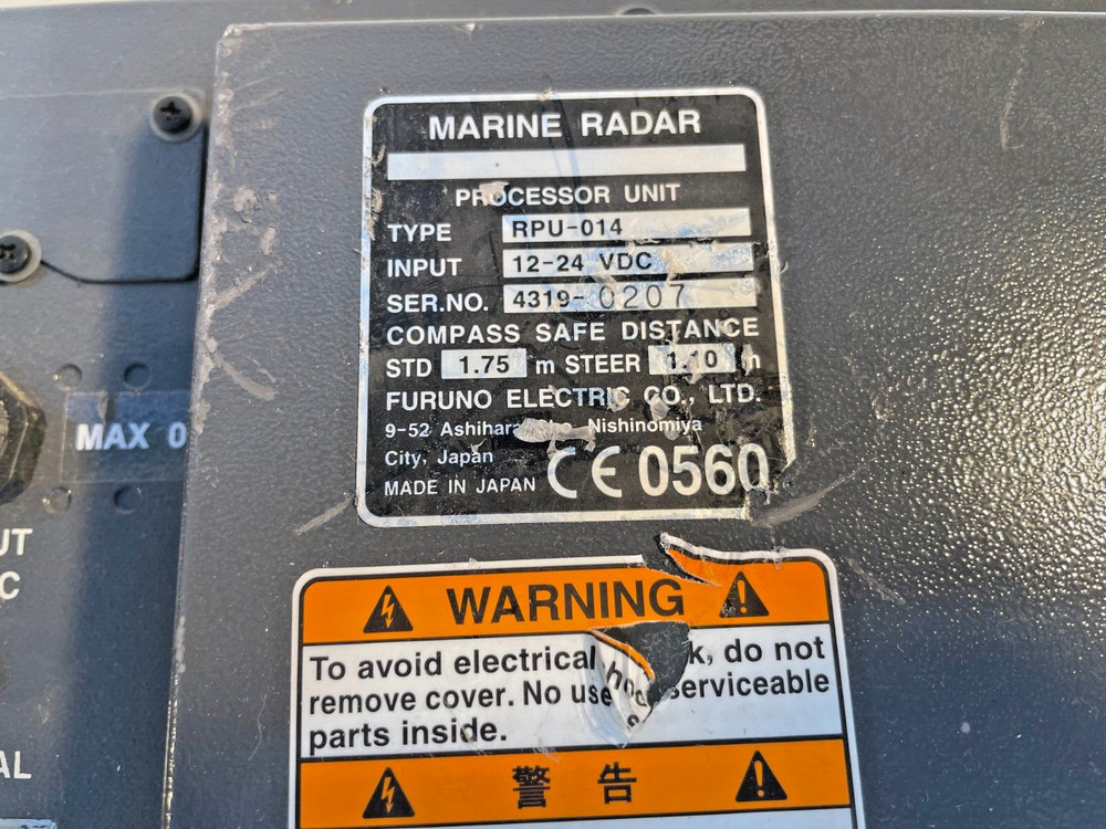 Furuno RPU-014 Processor Navionics Navnet VX1 Black Box - AS IS