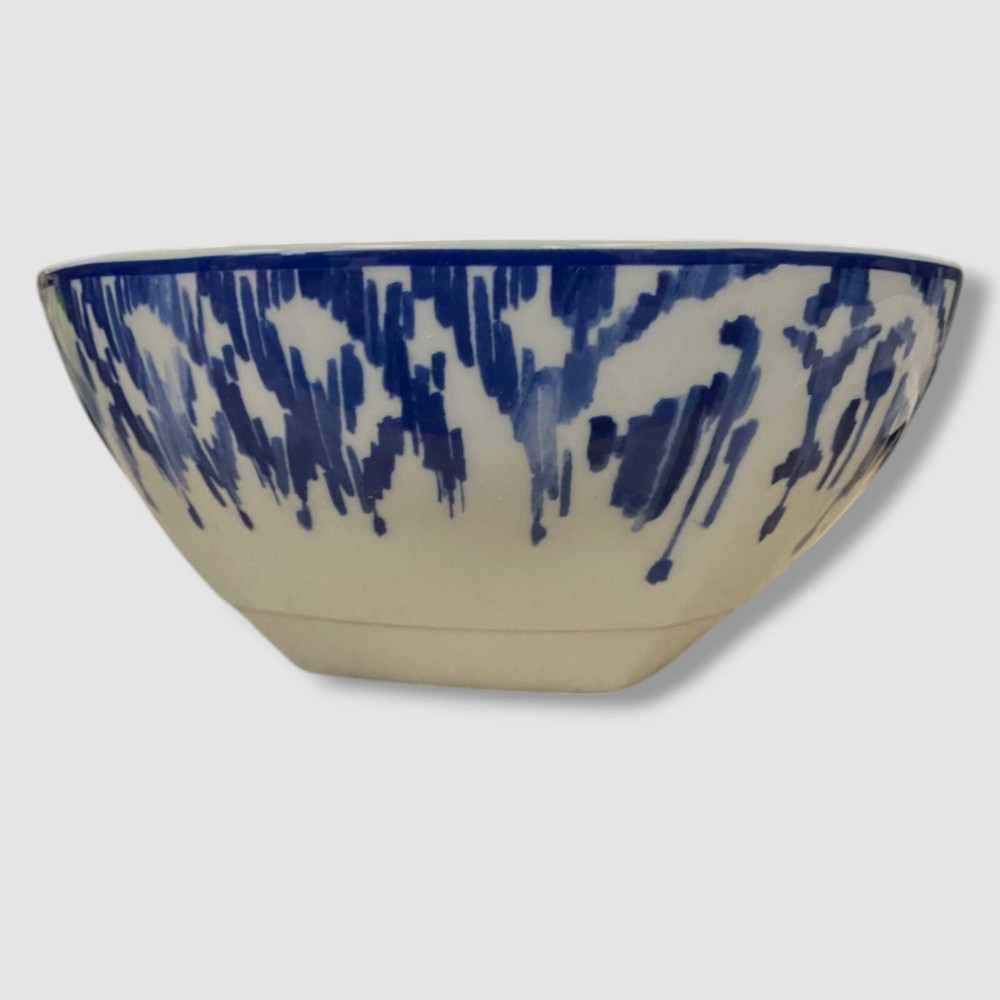 Neiman Marcus 11-Piece Haryana Blue Rim Dinnerware