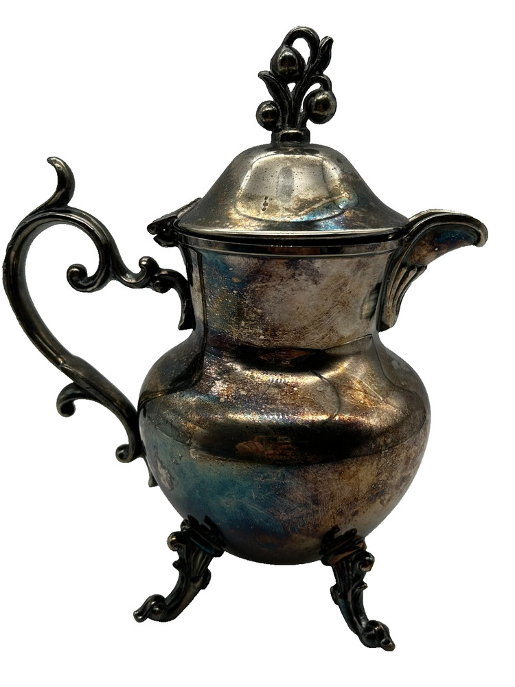 Birmingham Silver Co BSC Silver on Copper Creamer