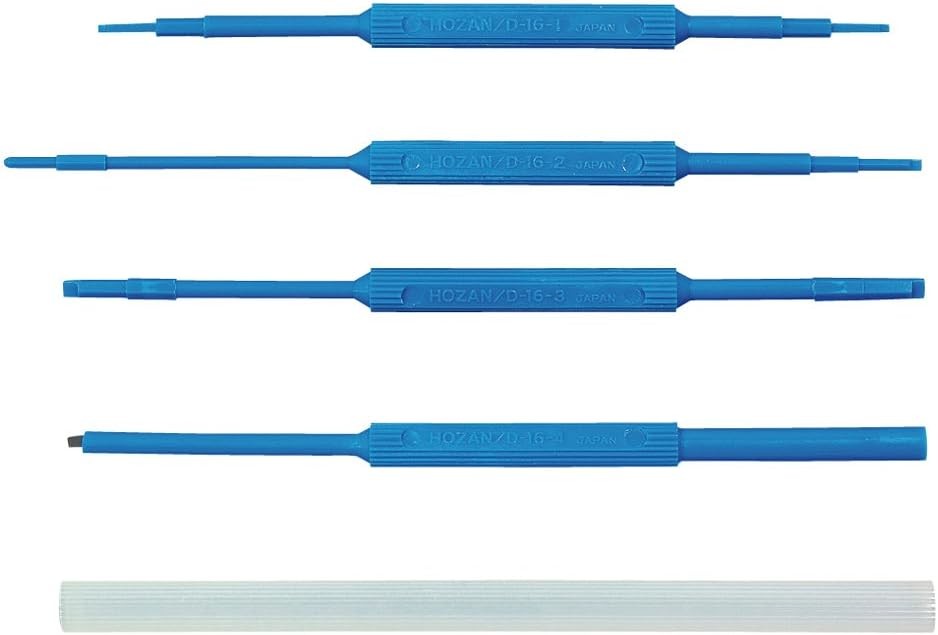HOZAN D-16 Core Driver Set 5pcs Ferrite Core & Trimmer Adjustment Tool Japan