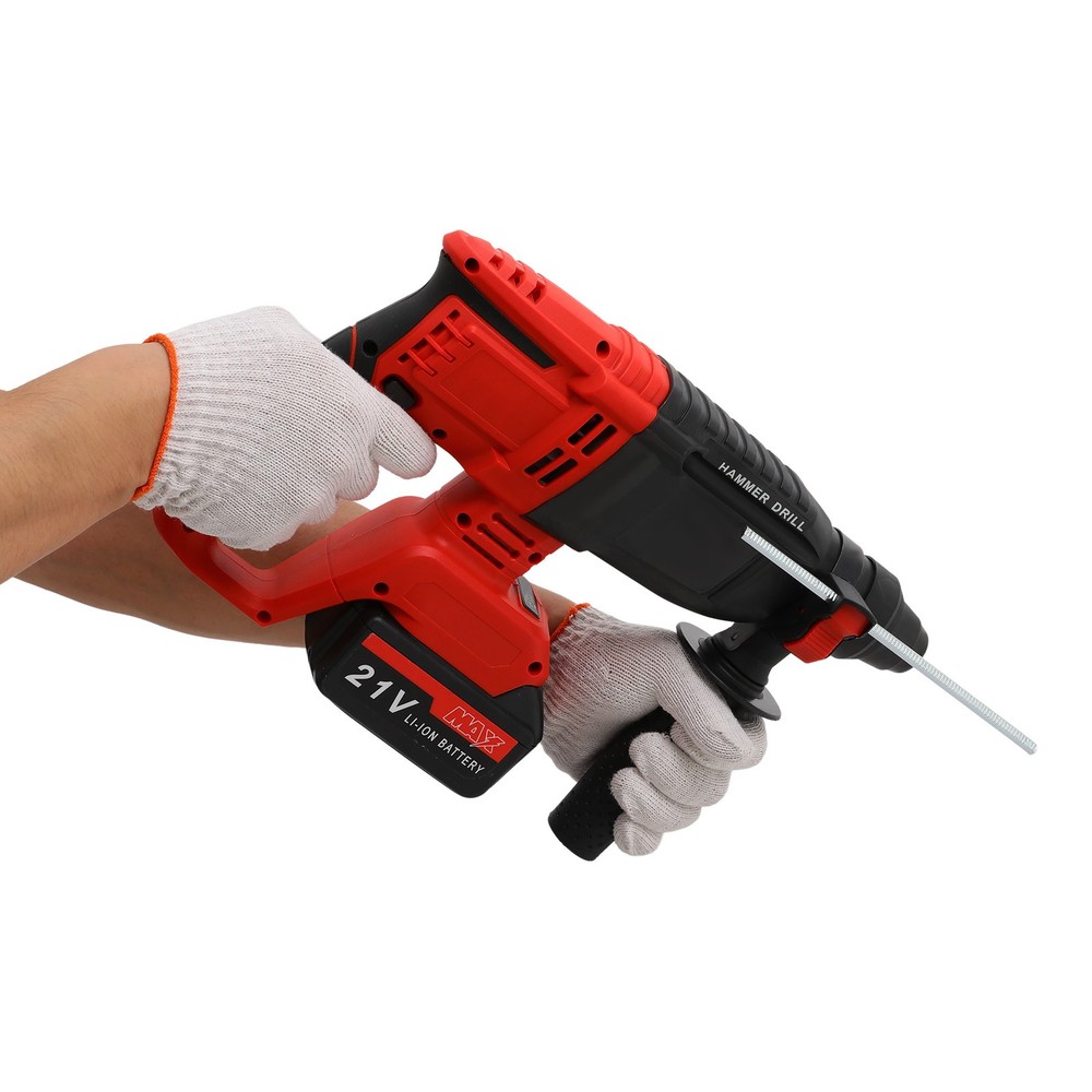 Hammer Drill Battery-powered Hammer Drill With 4 Modes Modern Hammer Drill