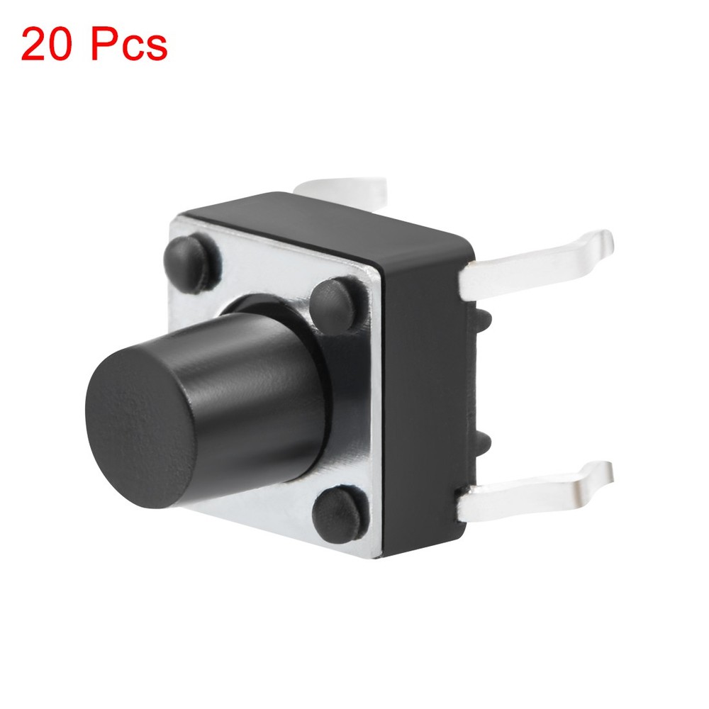 20 Pcs 6x6x7mm Panel Micro PCB Momentary Tactile Tact Push Button Switch DIP