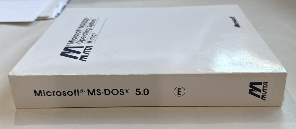 Microsoft MS-DOS 5.0 Operating System 1989 Complete In Box