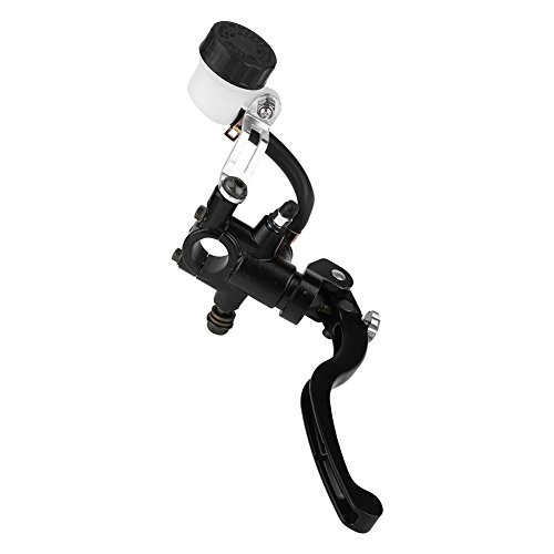 Front Brake Master Cylinder, 22mm 7/8" Universal Motorcycle Round Front Left