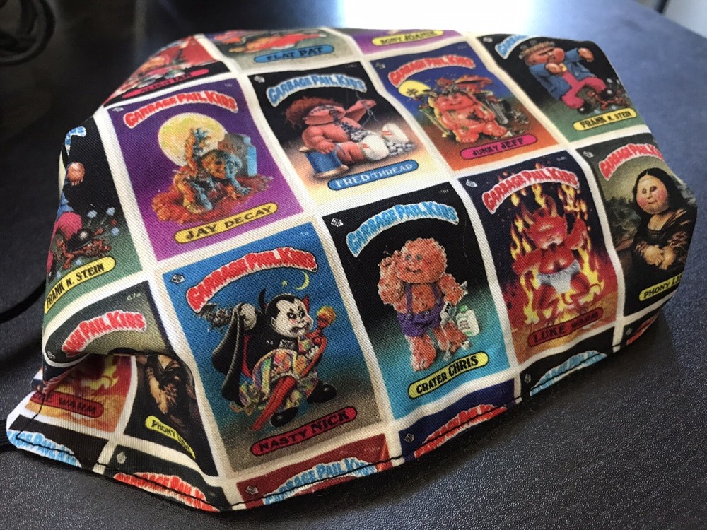 GARBAGE PAIL KIDS HANDMADE TRIPLE LAYERS COTTON/POLYESTER MASK-WASHABLE