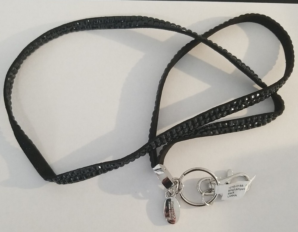 Harrah's Lanyard Black and Silver- NEW
