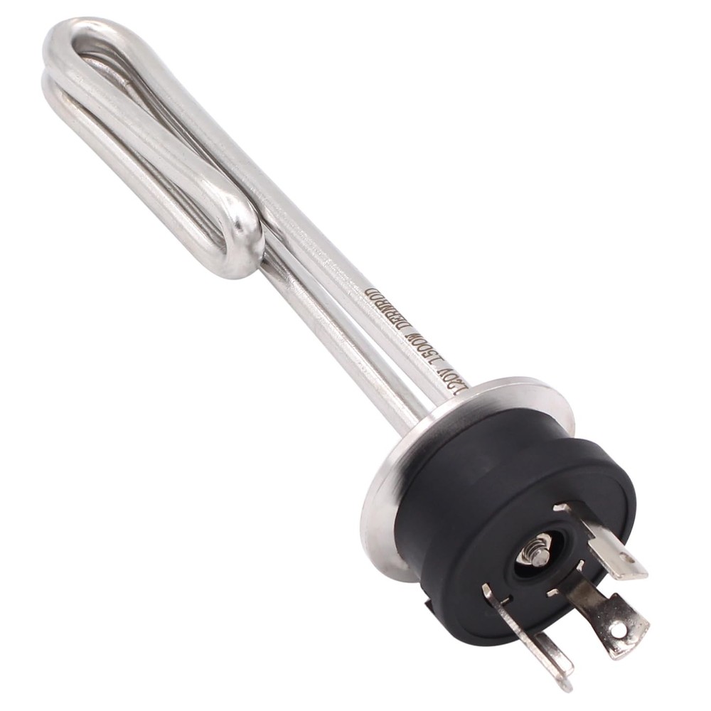 DERNORD 120V 1500W Tri-clamp Foldback Heating Element 1500w, Silver