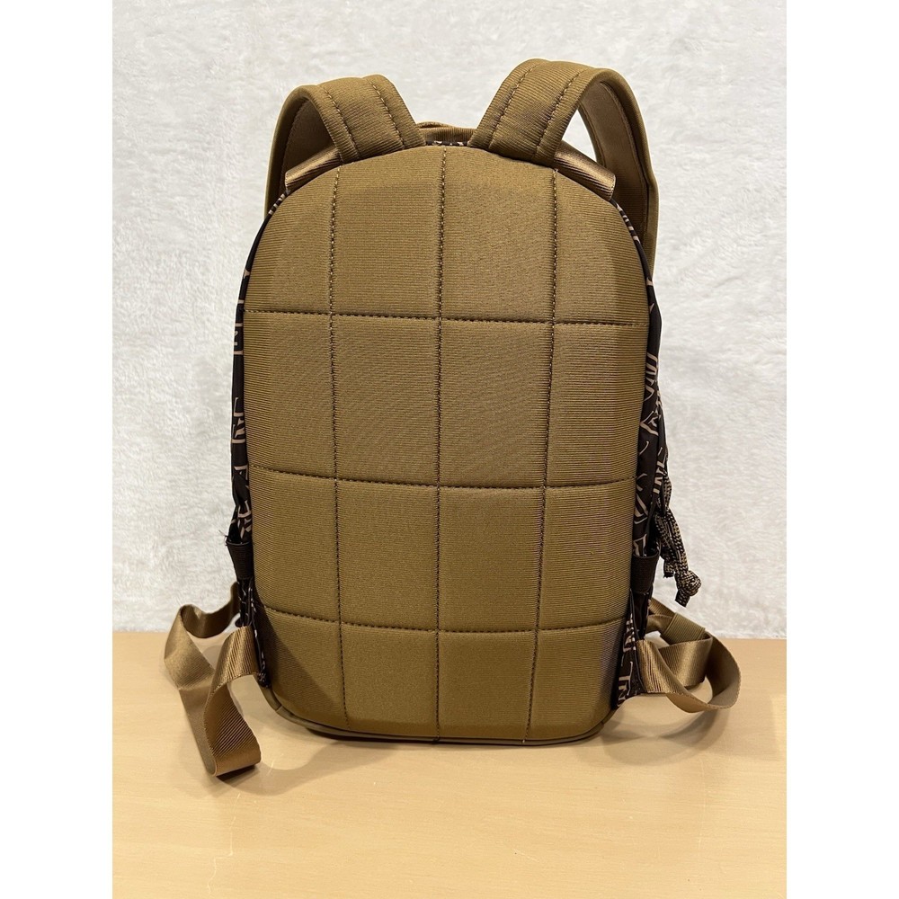 The North Face Never Stop Mini Backpack 5L Brown Tan Monogram NF0A81DV