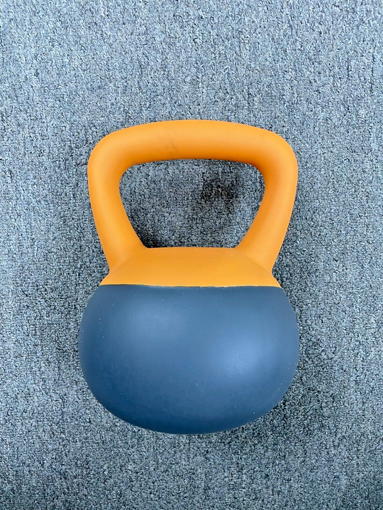 Preowned NonZero Gravity 15lb Iron Sand Soft Kettlebell (Orange)