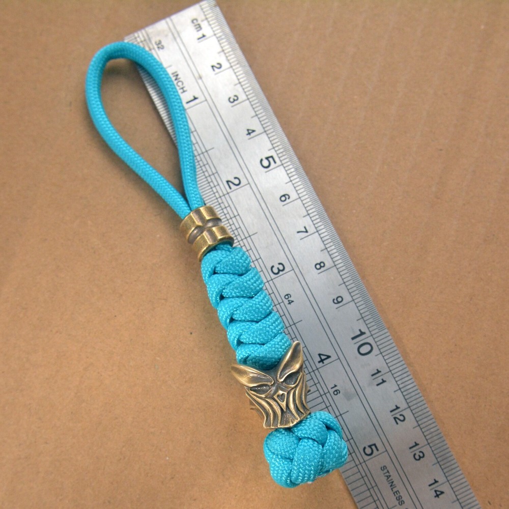 knife lanyard. Bag, backpack, jacket zipper pull. Mask paracord bead