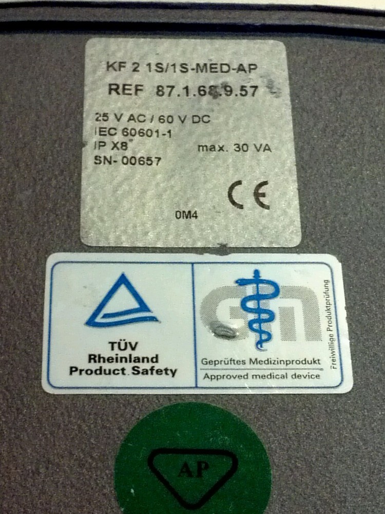 PK System KF 2 1S/1S-M Footswitch Electrosurgical