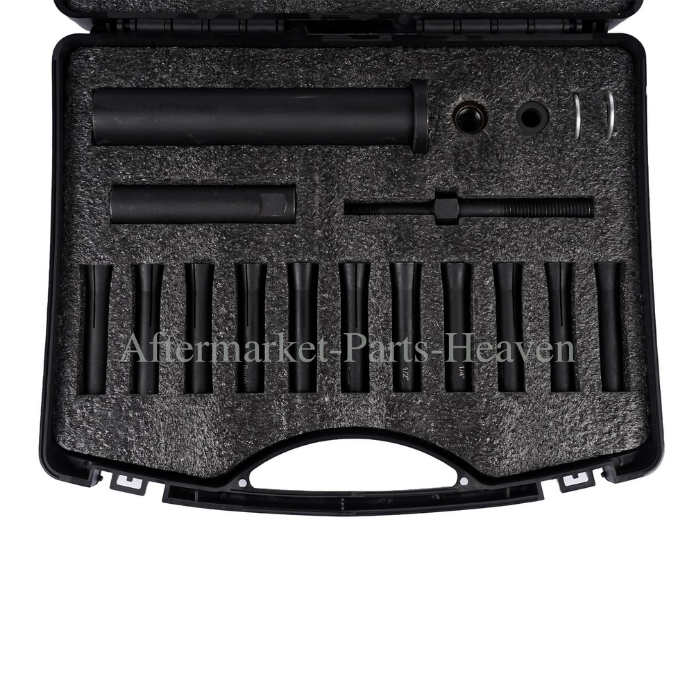 18pcs In-Line Dowel Pin Puller Master Set Includes Both SAE and Metric Collets