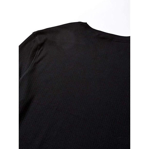 Men BIG & TALL Fleeced Lined Base Layer Activewear Thermal Top Long Sleeve