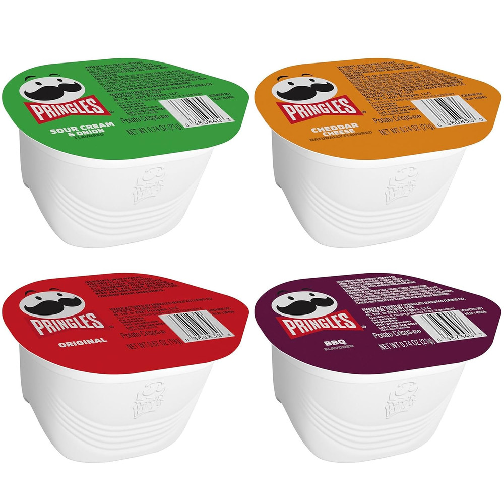 Potato Crisps Chips, Snack Stacks, Lunch Snacks, Variety Pack (36 Cups)
