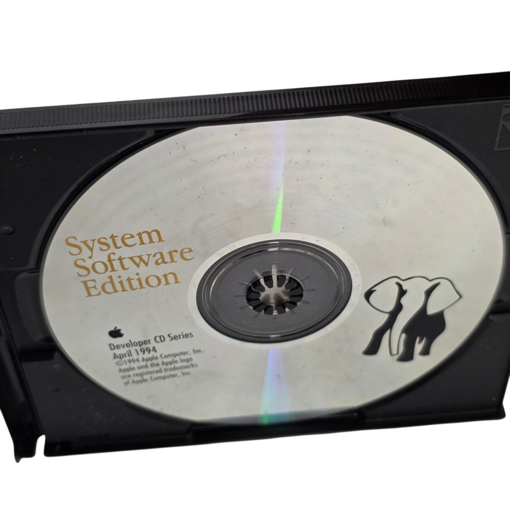 1994 Apple Developer CD System Software Edition April Vintage Mac PowerPC SDK