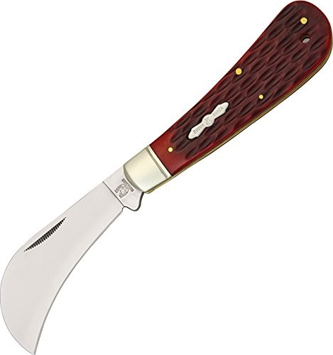 Hawkbill Red Bone One Size, Red,Silver
