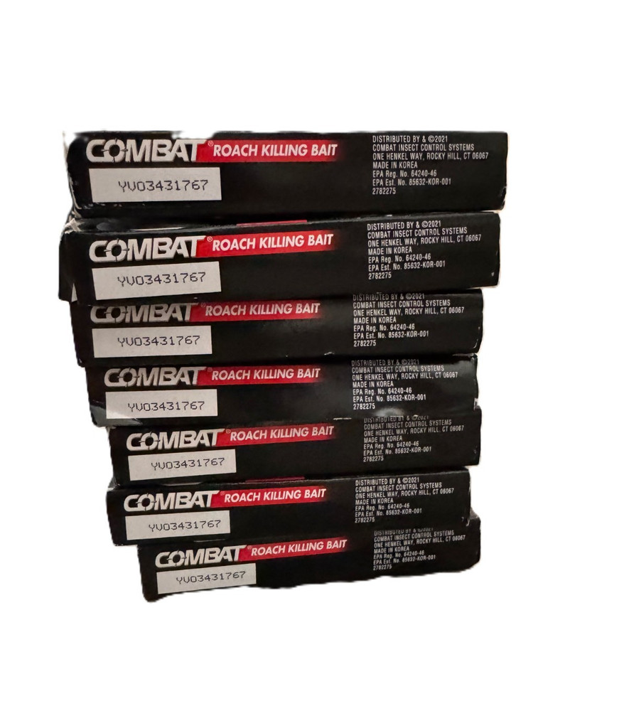 Combat Roach Killing Bait Stations for Small and Large Roaches, 6 Count...
