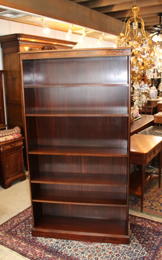 English Mahogany Bevan Funnel Open Bookcase