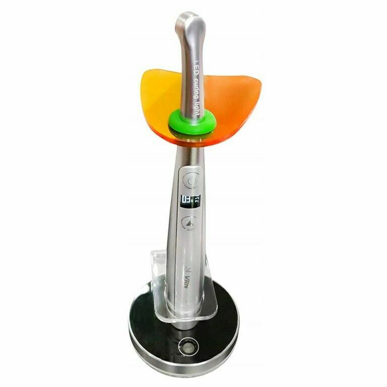 Dental Wireless LED Curing Light 1 Sec Curing Caries Detection 4 LEDs US STOCK