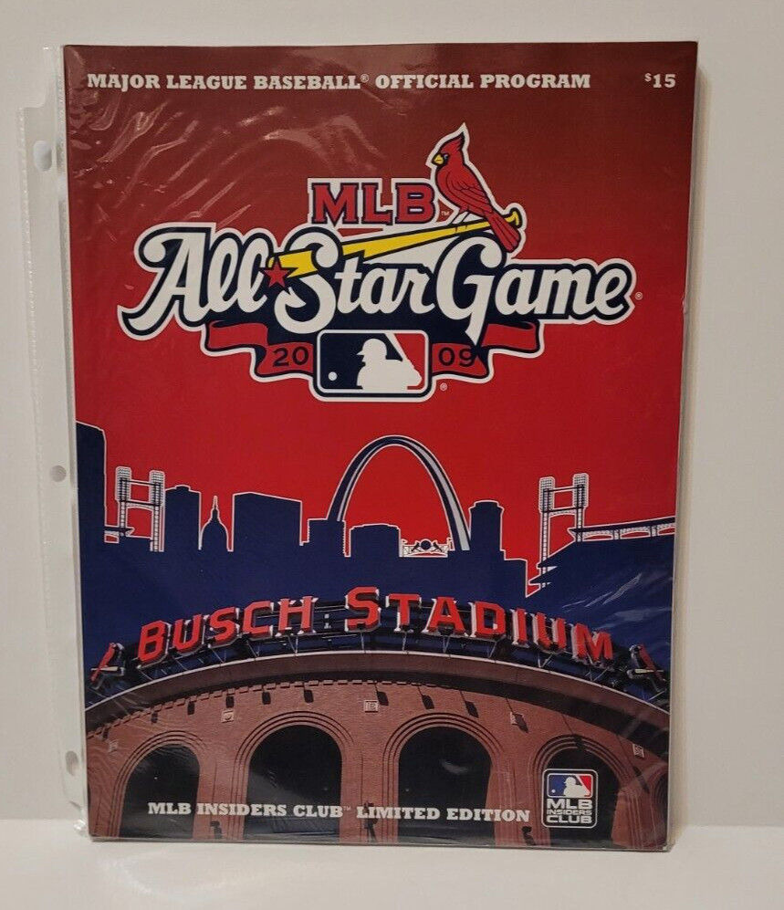 MLB Insiders Club All Star 2009 Official Program