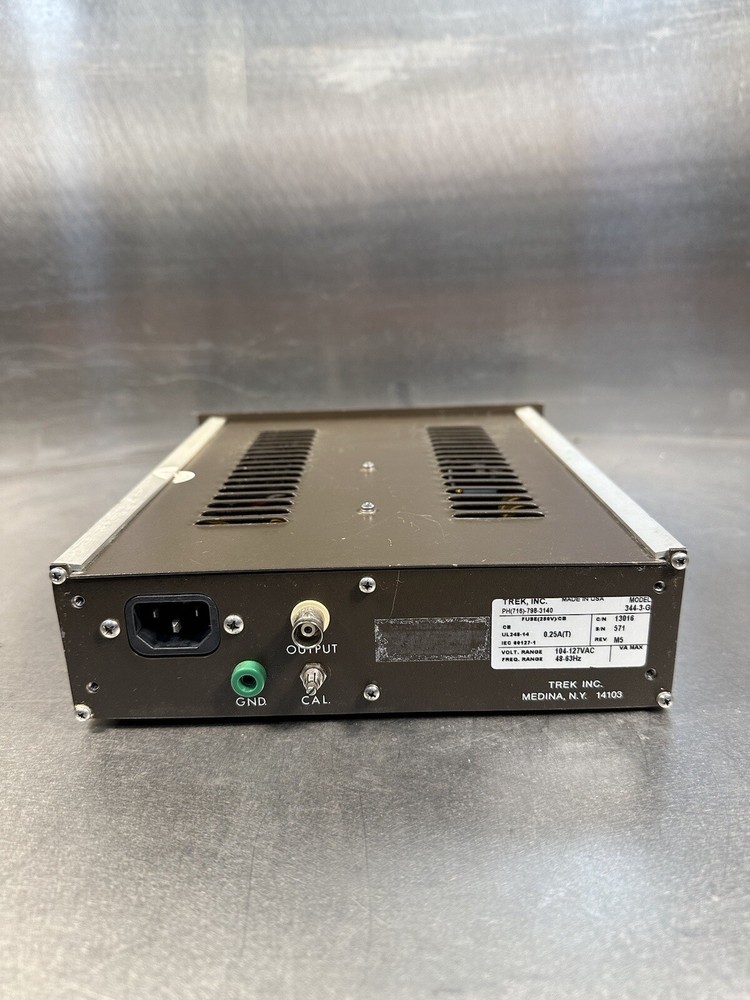 TREK Model 344-3-G Electrostatic Voltmeter - (BIN1.2.1)