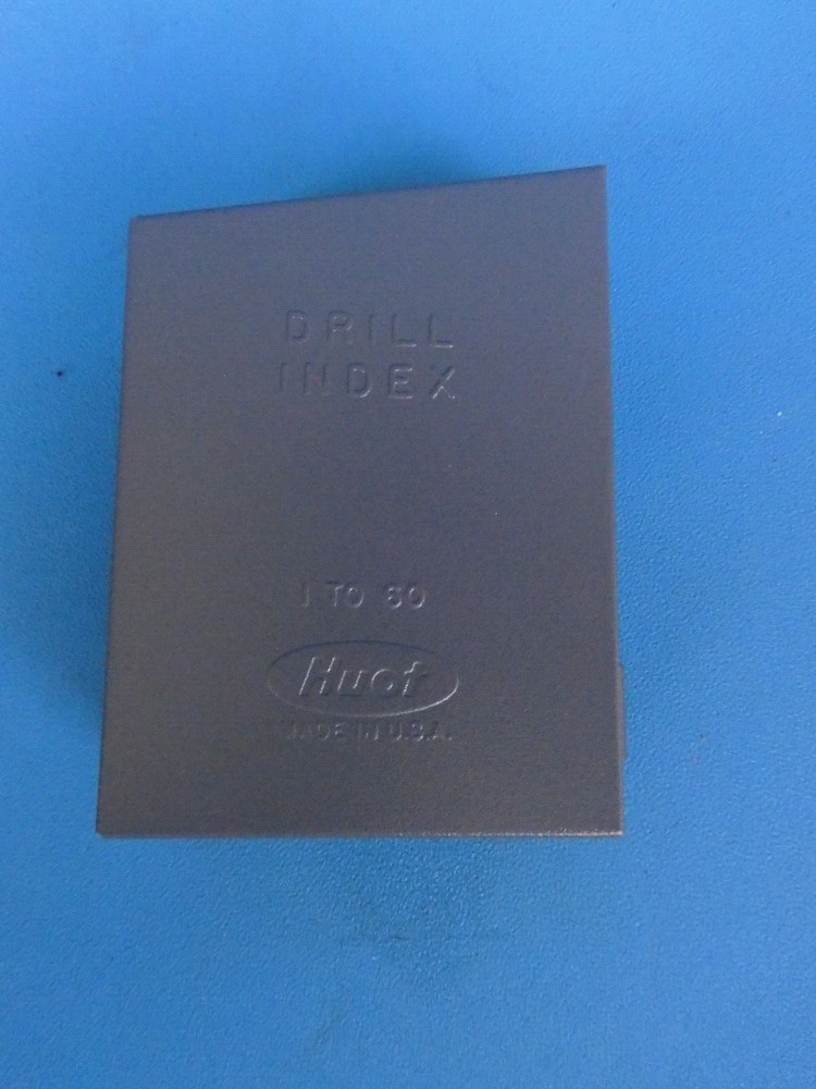 HUOT WIRE GAUGE DRILL BIT DISPENSER INDEX 10600