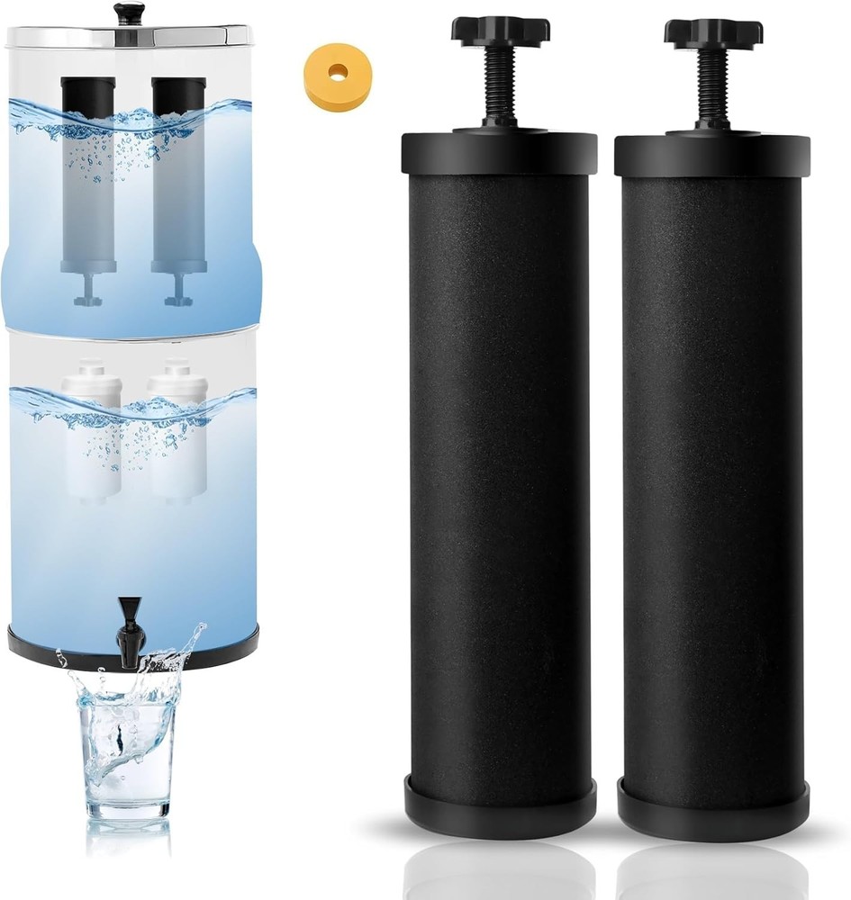 Gravity Water Filter Replacement,for Berkey Black Carbon BB9-2 Purification E...