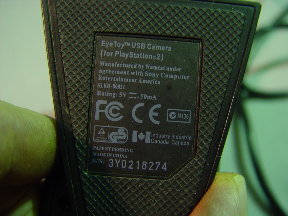 Sony PS2 Eye Toy USB Camera Logitech