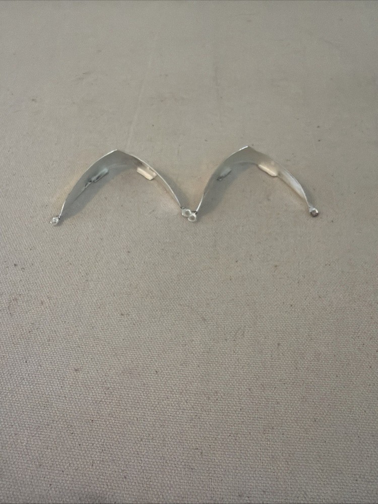 Silver Tone Solid Toe Cap NEW