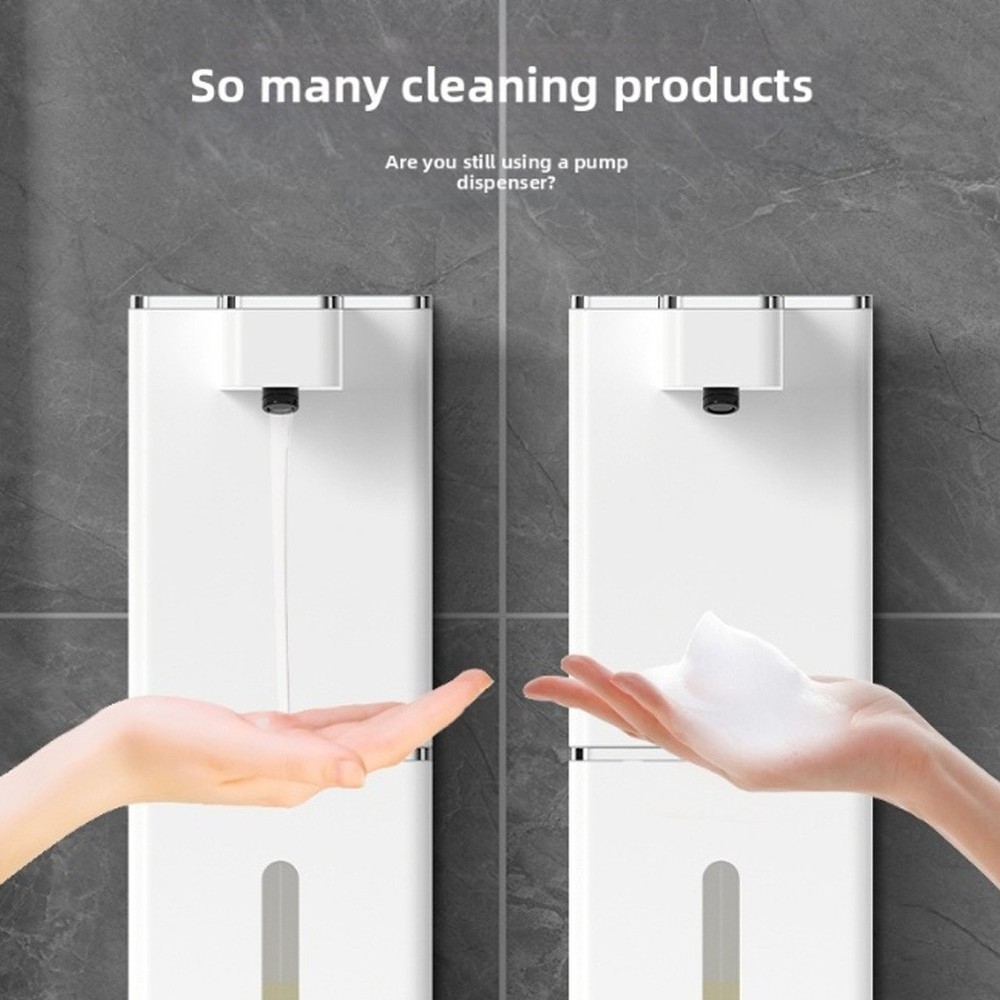 Automatic Sensor Foam Soap Dispenser Rechargeable with Multiple Output Settings