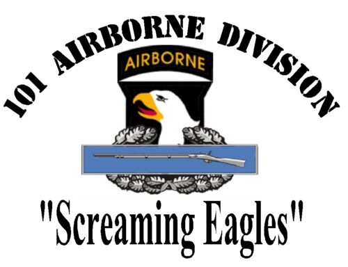 Address Labels 101 Airborne w/cib Screaming Eagles (str)