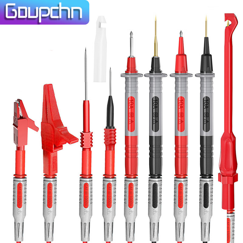 35PCS Multimeter Test Lead Kit with Alligator Clip Wire-Piercing Probe Test Hook