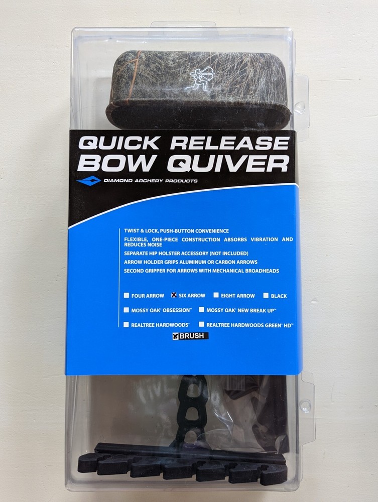 Diamond Archery by Bowtech - Compound Bow 1-Piece Quiver - Brush