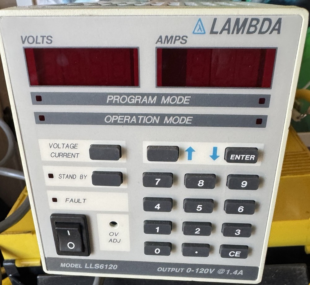 LAMBDA LLS6120 DC POWER SUPPLY, 0-120V, 0-1.4A M5421