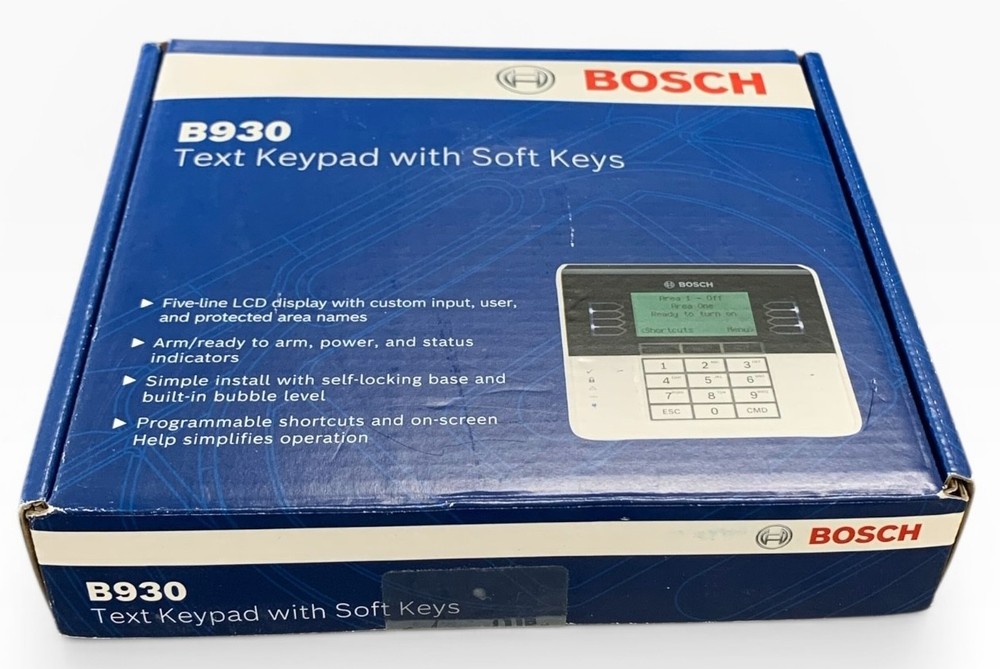 Bosch B930 Text Keypad with Soft Keys "SEALED"