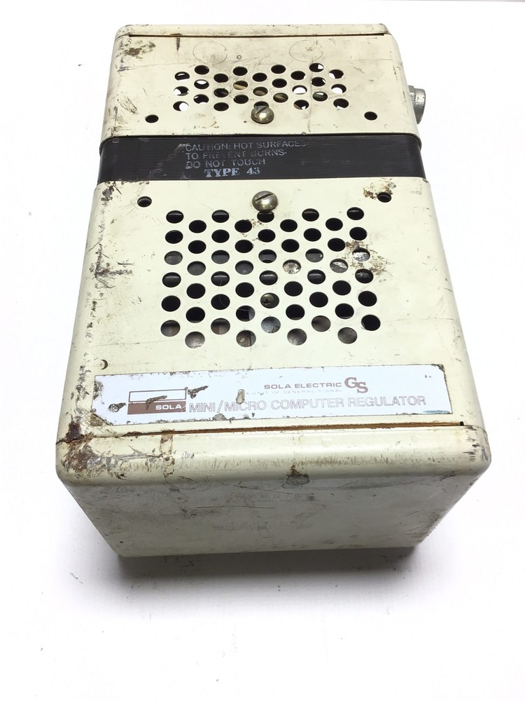 Sola Electric Mini Micro Computer Regulator Type 43