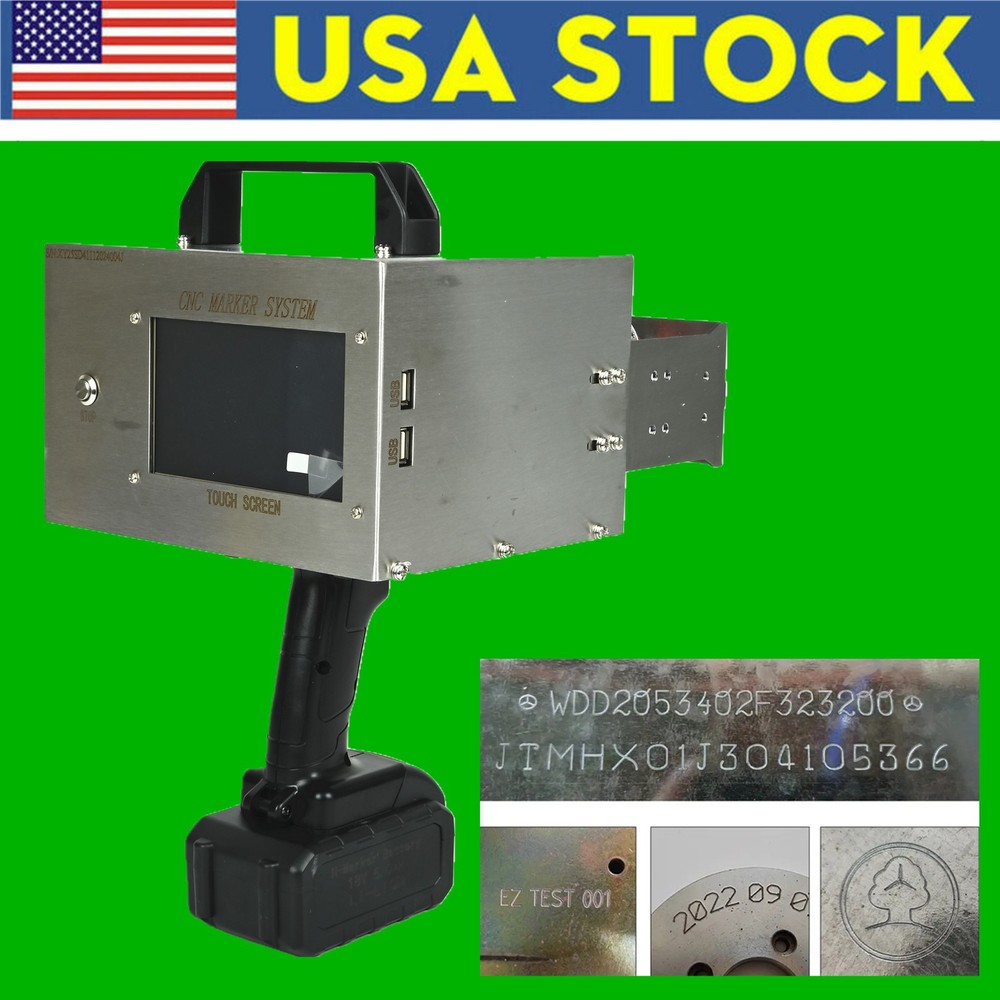 Electric Dot Peen Marking Machine VIN Code Number Engraving Embossing Stamping