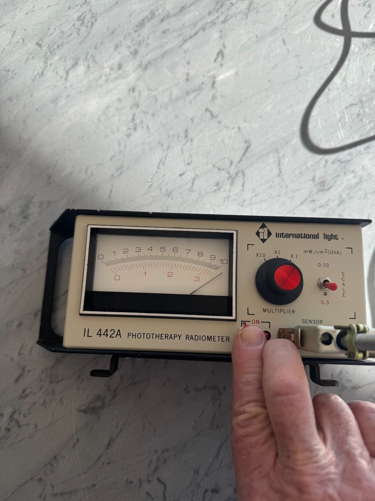 UV A Meter by International Light Model IL 442A with cable and sensor.