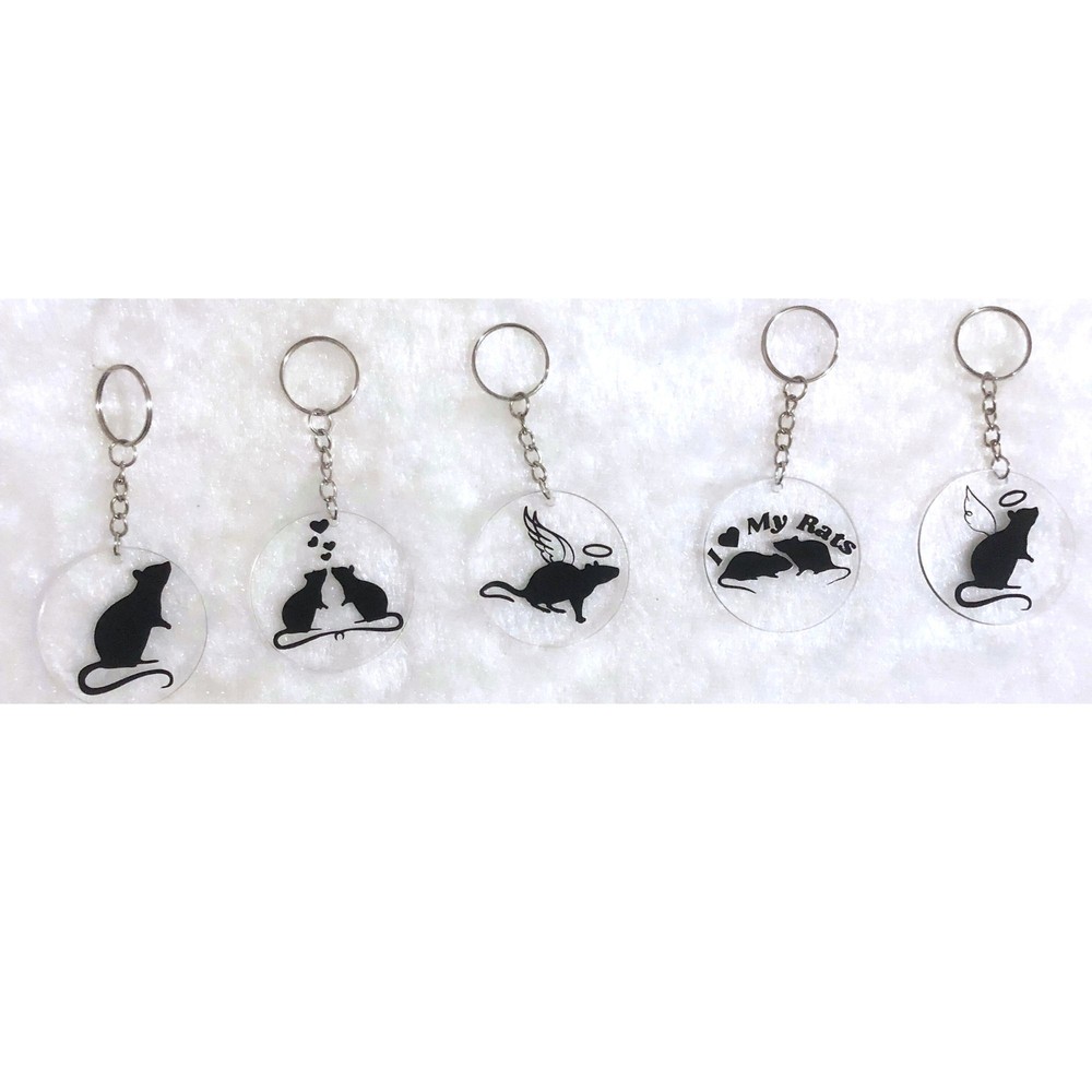 Delightful Rat Keychains