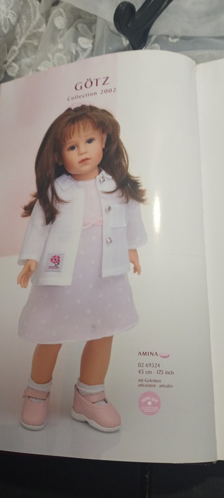 Gotz Doll Hard Cover Catalog 2002 Collection