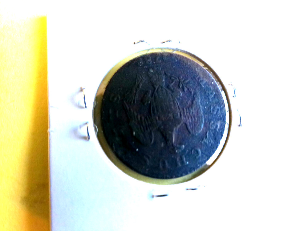 1788 Massachusetts large cent in nice condition