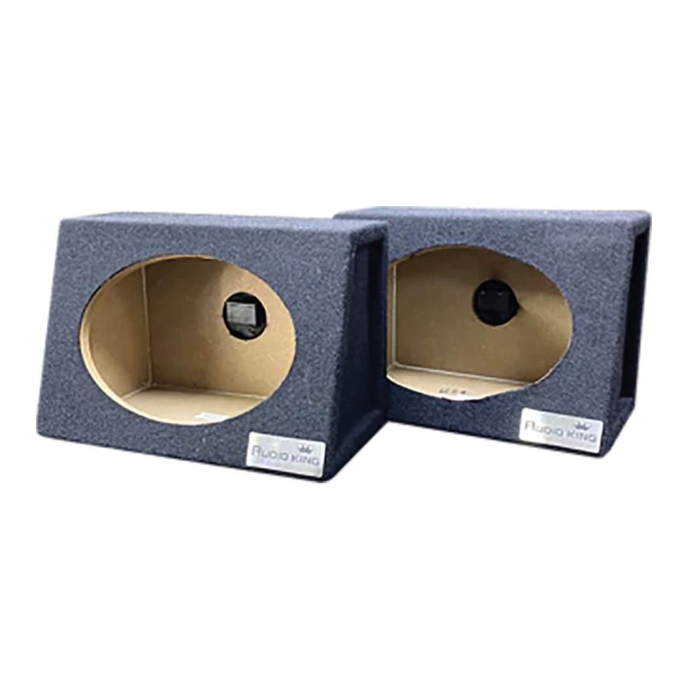 King Boxes A69_7 6x9 Wedge Speaker Enclosure Black Pair