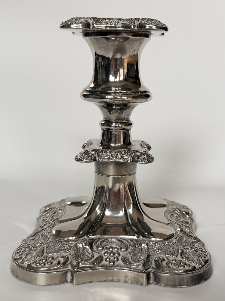 Vintage Silver Plated 5” Candlestick