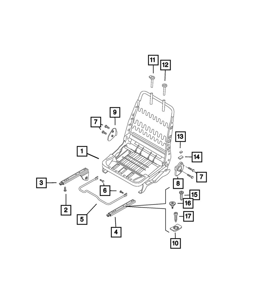 Genuine Mopar Screw 68198031AA
