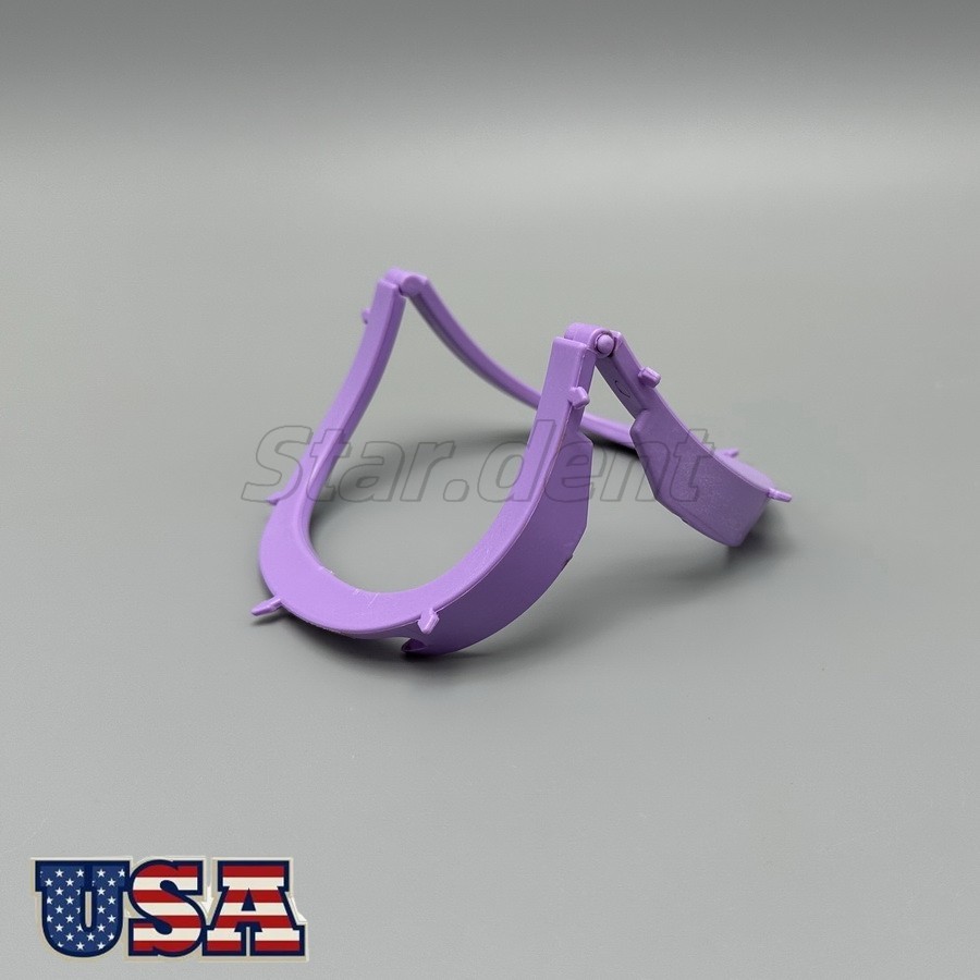10PCS Dental Foldable Frame Plastic Rubber Dam Sheets Bracket Dental Operation
