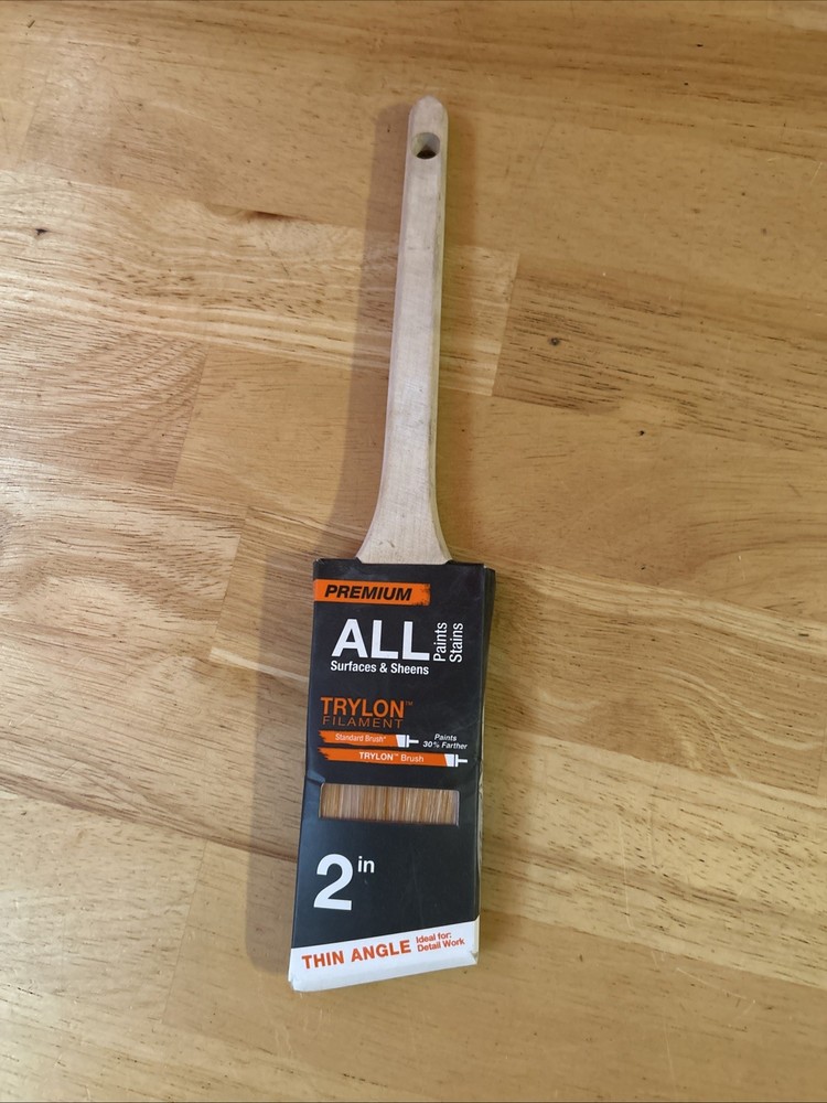 PRO 2” Trylon  Filament Thin Angled Paint Brush