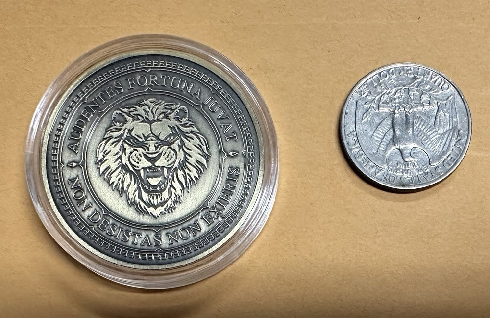 Lion coin