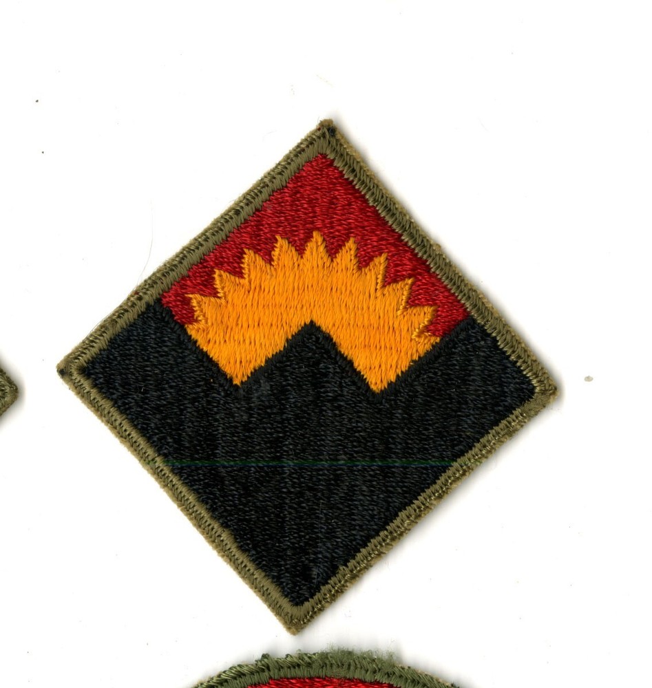 Western Defense Command White Back Patch WWII Original Pacific