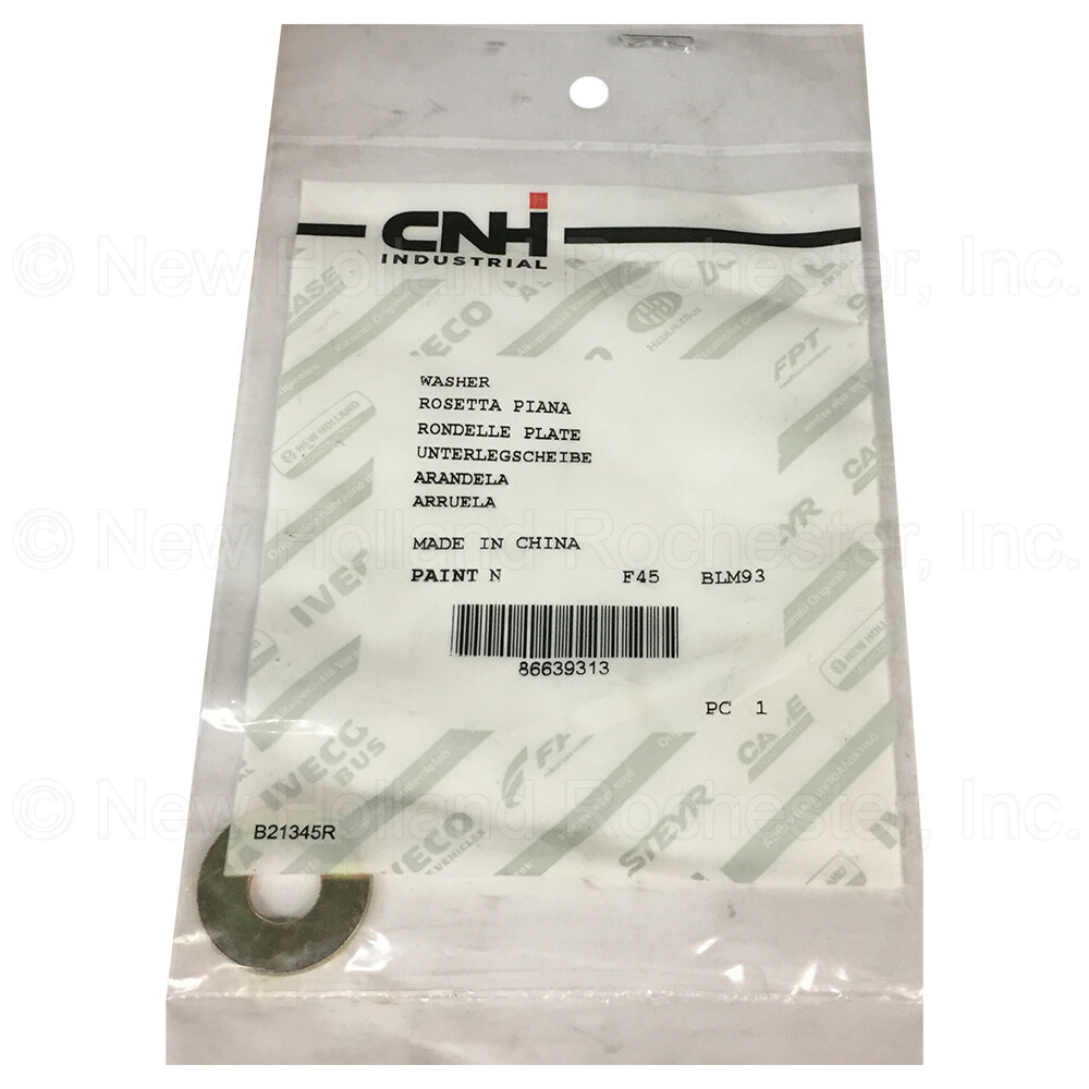 New Holland Washer Part # 86639313
